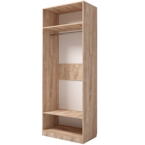 Шкаф «Богуслава» М2 2д, дуб баррик/крем брюле. Фото 2