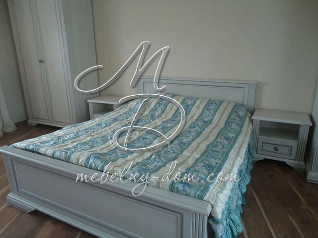 Кровать «Вайт» LOZ180x200, сосна серебряная. Фото 4
