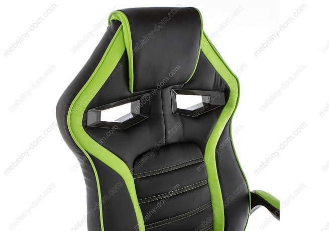 Компьютерное кресло Monza черное / зеленое. Фото 4