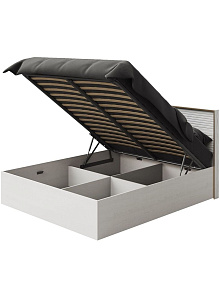 Кровать «Монтиз» 1РМ с п/м КМК 1003.22 160x200см, дуб мадура/эвкалипт от магазина Мебельный дом