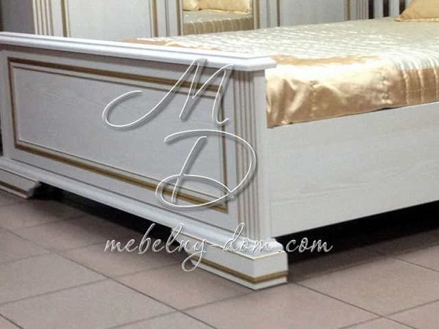 Кровать «Вайт» LOZ180x200, сосна золотая. Фото 4