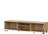 Тумба ТВ «Милан» с нишей, дуб золотой/белый матовый. Фото 2