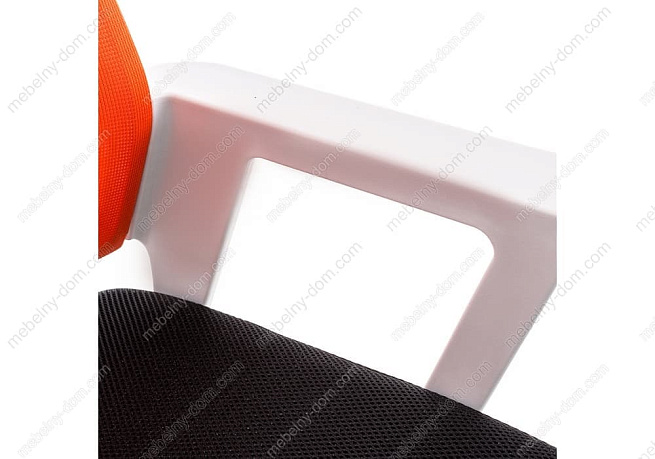 Компьютерное кресло Dreamer белое / черное / оранжевое. Фото 6