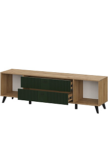 Тумба ТВ «Милан» с ящиками, дуб золотой/олива от магазина Мебельный дом