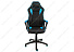 Офисное кресло Leon черное / голубое. Фото 1