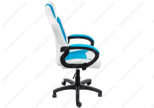 Компьютерное кресло Kadis светло-синее / белое. Фото 3
