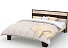 Кровать «Эшли» 160*200 (без ламелей), Венге/сонома. Фото 1