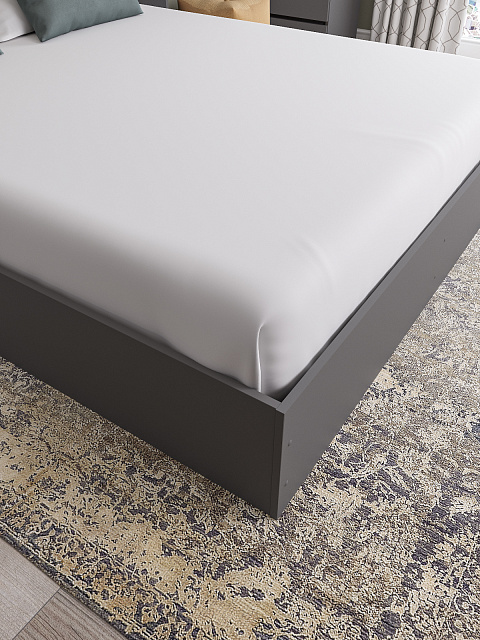 Кровать Мори КРМ 1600.1, Графит. Фото 3