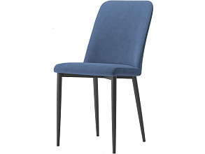 Комплект стульев «Софт» 2шт, бренди 08, кант черный, каркас черный от магазина Мебельный дом