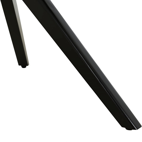 Стол «Оскар» 2м Керамика 140x90, Bayona Grey Natural, эмаль черная. Фото 8