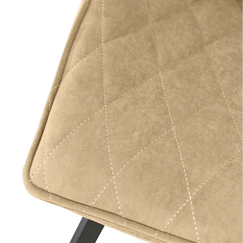 Стул «Амаретто», велюр Бренди крем, каркас вращения черный. Фото 5