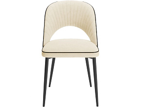 Комплект стульев «Монро» 2шт, бренди 03, кант черный, каркас черный от магазина Мебельный дом
