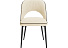 Комплект стульев «Монро» 2шт, бренди 03, кант черный, каркас черный. Фото 2