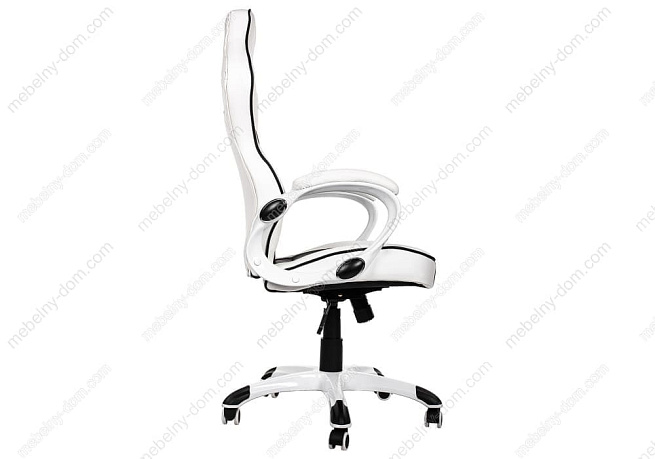 Компьютерное кресло Lider черно-белое. Фото 2