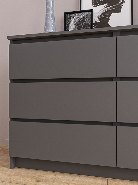 Комод Мори МК 1200.6, Графит. Фото 5