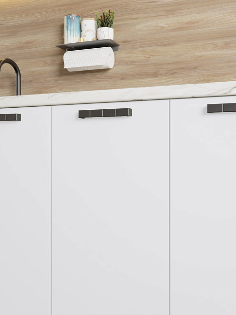 Кухонный гарнитур «Лаванда» 2,0м, белый. Фото 3