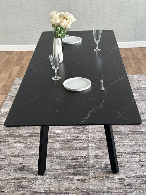 Стол Герцог 140, Черный. Фото 1