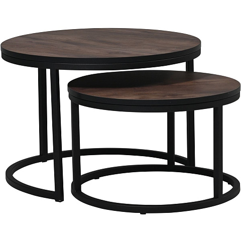 Стол «№6» ЛДСП Таксония темная, каркас черный. Фото 2