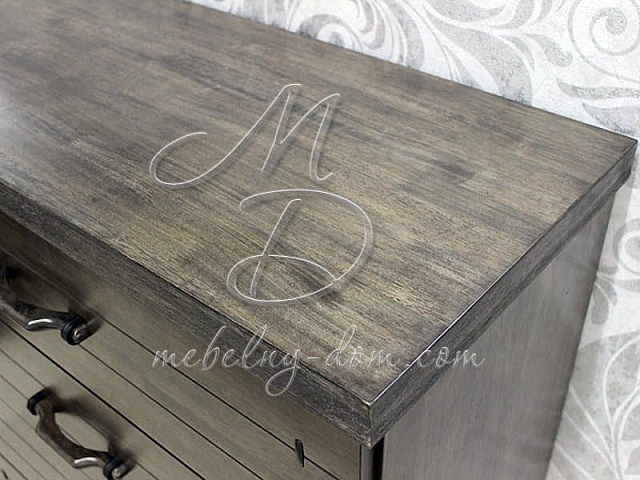 Комод высокий «Borneo», темно серый. Фото 3