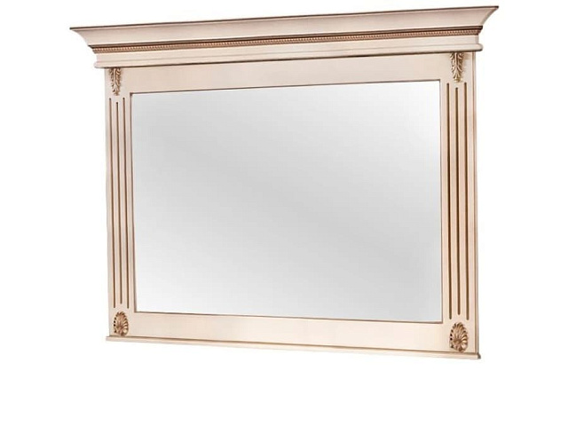 Зеркало настенное Палермо Т-705, ваниль. Фото 1