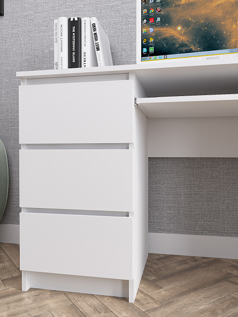 Стол Мори МС-2, Белый. Фото 5