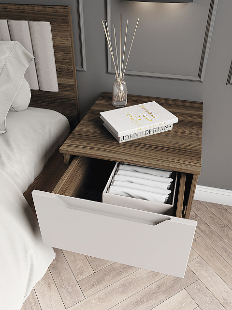 Тумба Роза 450 Тренто, бежевый скин. Фото 4