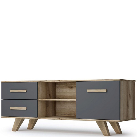 Тумба Вега Скандинавия ТВ, серая. Фото 2