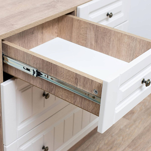 Комод «Богуслава» М7, дуб баррик/крем брюле. Фото 4