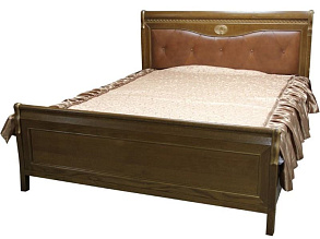 Кровать «Лика» ММ 137-02/16, медовый дуб от магазина Мебельный дом