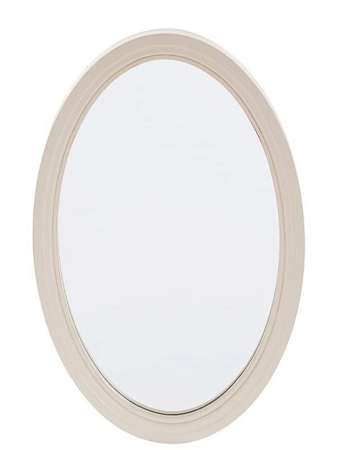 Зеркало овальное «Florence» MK-5052-AWB (Молочный/Итал.орех). Фото 1