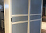 Шкаф-купе в спальни «Florence» MK-5025-AW (Молочный/ткань BlueNDS149). Фото 1