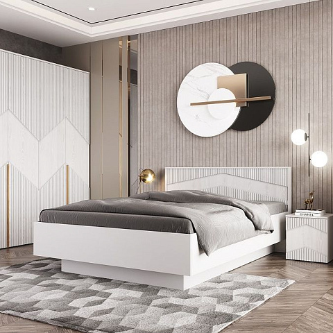 Комод «Оливия» 2Д3Я КМК 0971.2, белый/ясень белый текстурный. Фото 5