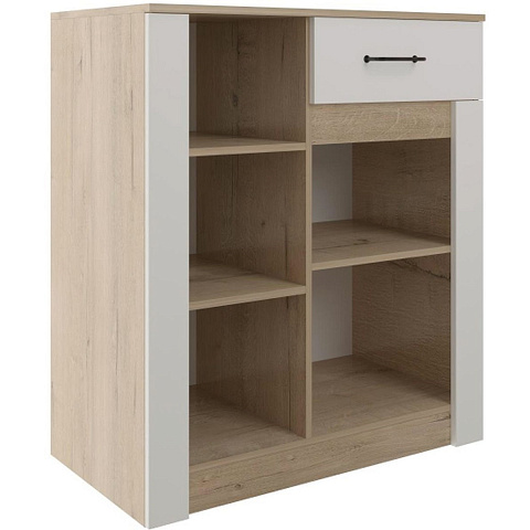 Комод «Ева 5» М6 900, Дуб Ирландский/Белый матовый. Фото 2