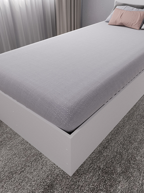 Кровать Мори КРМ 900.1, Белый. Фото 3