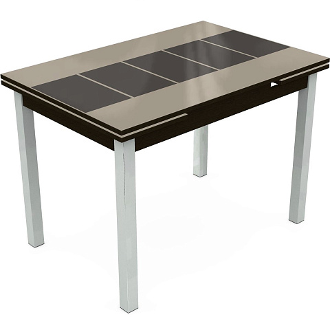 Стол «Шанхай» Каре Дабл 110x74, бежево-коричневый. Фото 2