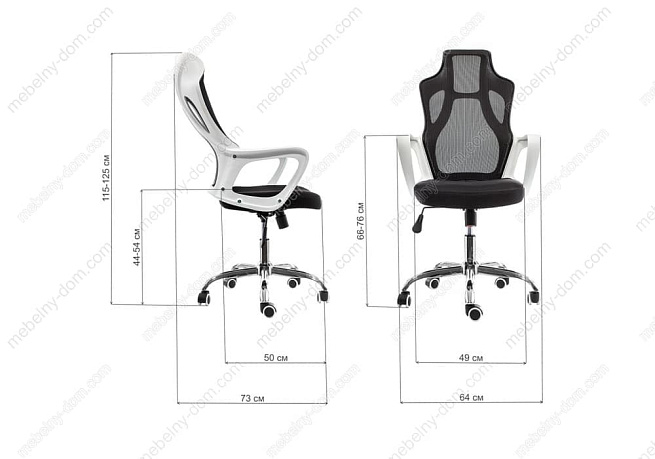 Компьютерное кресло Local белое / черное. Фото 1