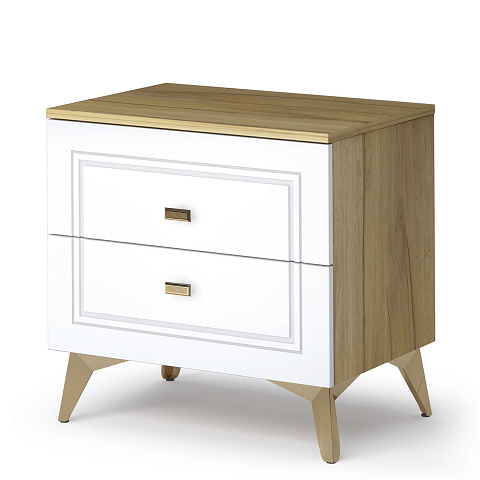 Тумба Вега Сапфир, белый глянец. Фото 3