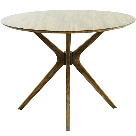 Стол «Вегас» D110, светлый дуб/патина. Фото 1