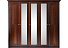 Шкаф распашной 5-ти дверный с зеркалами Палермо Т-755, вишня. Фото 2