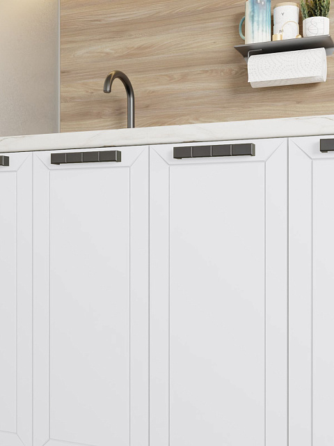 Кухонный гарнитур «Лилия» 2,4м, белый. Фото 4