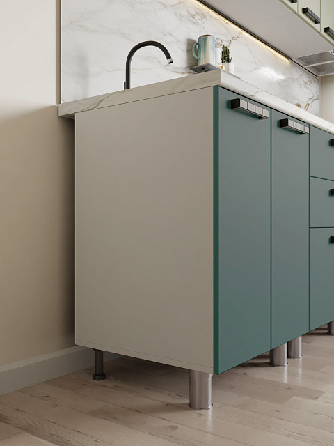 Кухонный гарнитур «Лаванда» 1,8м, изумруд. Фото 4