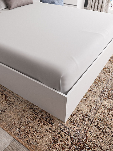 Кровать Мори КРМ 1600.1, Белый. Фото 3