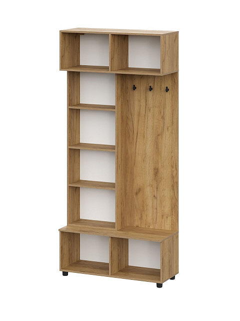 Прихожая «Милан-2», дуб золотой/белый. Фото 2