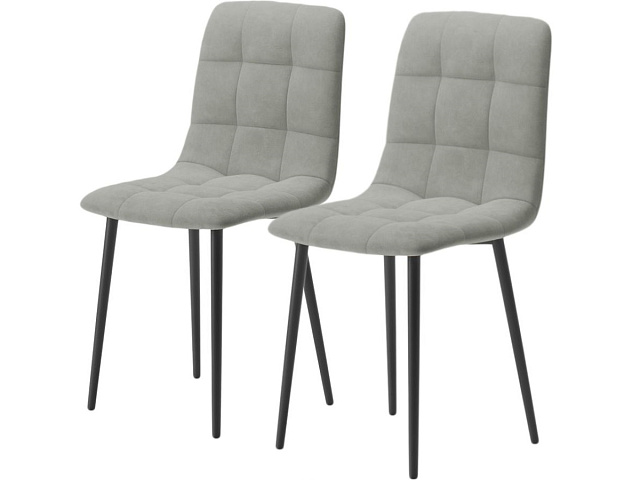 Комплект стульев «Чили» 2шт, бренди 23, каркас черный. Фото 1