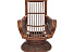 Кресло-качалка из ротанга Andrea Relax Medium. Фото 2