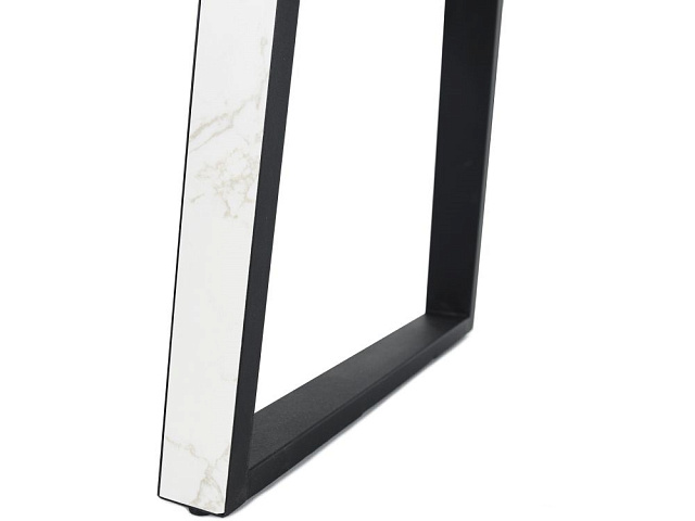 Стол «Monaco» Quadro, Calacata vaglioro, каркас черный. Фото 10