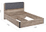 Кровать «Стокгольм» 140 МИ без основания под матрас, Дуб гранж песочный. Фото 2