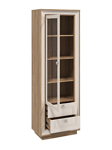 Шкаф с витриной «Прато», вяз/газания матовый от магазина Мебельный дом