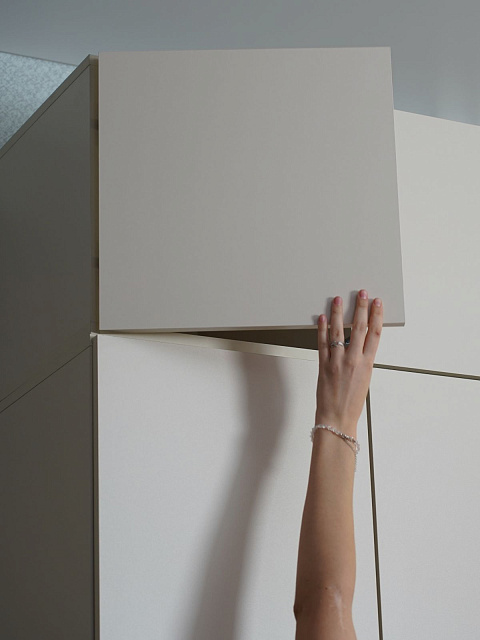 Антресоль Пальма 1600, Сатин. Фото 3