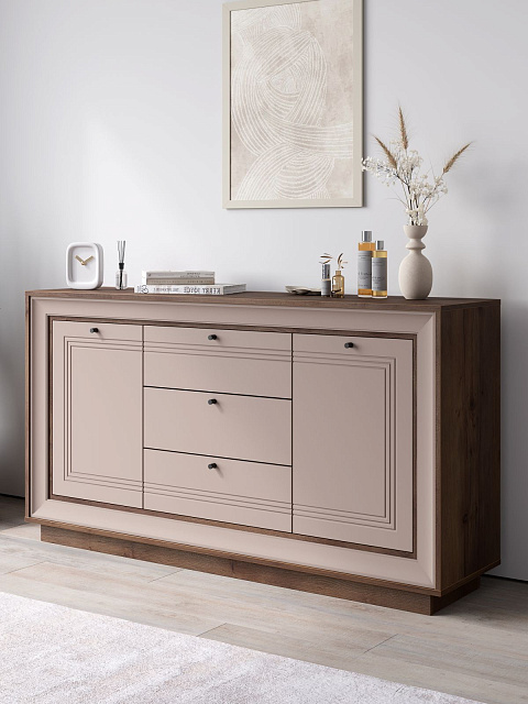 Комод «Прато» 154, таксония шоколад/кофе с молоком. Фото 4